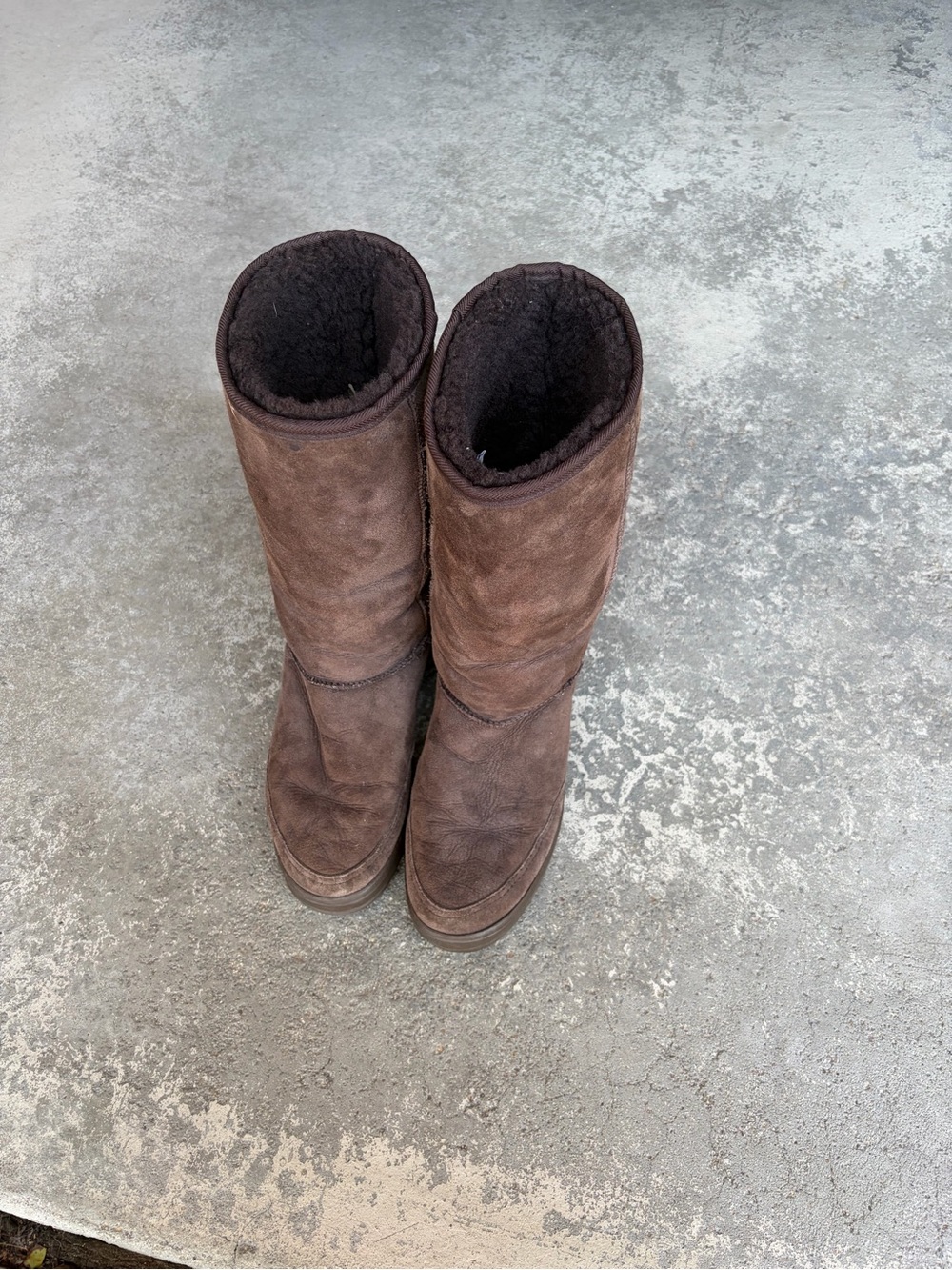 UGG Women's Mid-Calf Shearling-Lined Boots - Chocolate Brown